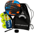 Padel Starter Kit - Racket, Bag, 3 Balls & Extra Grip
